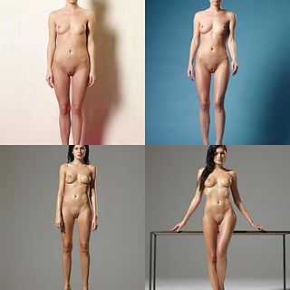 Naked standing