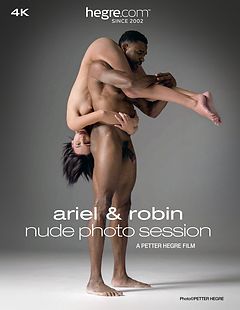 Sessão de fotos de Ariel e Robin Nude