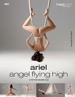 Ariel ängel som flyger högt