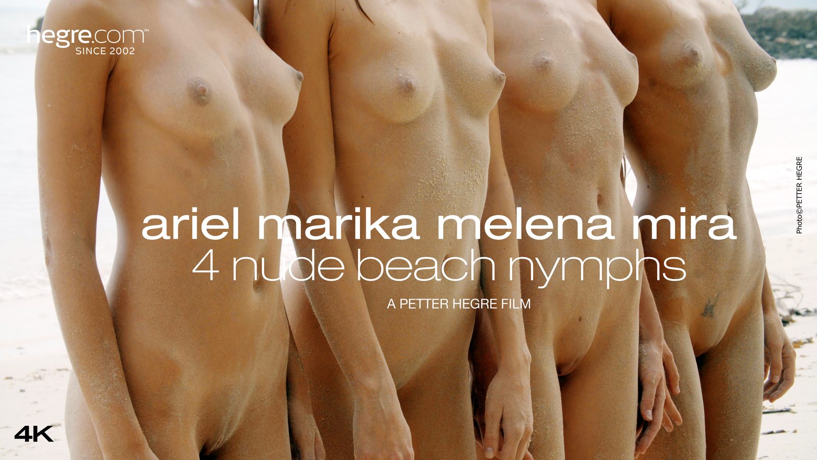 Ariel Marika Melena Mira 4 Nude Beach Nymphs - Hegre.com