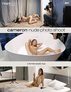 Cameron sesión de fotografías desnuda