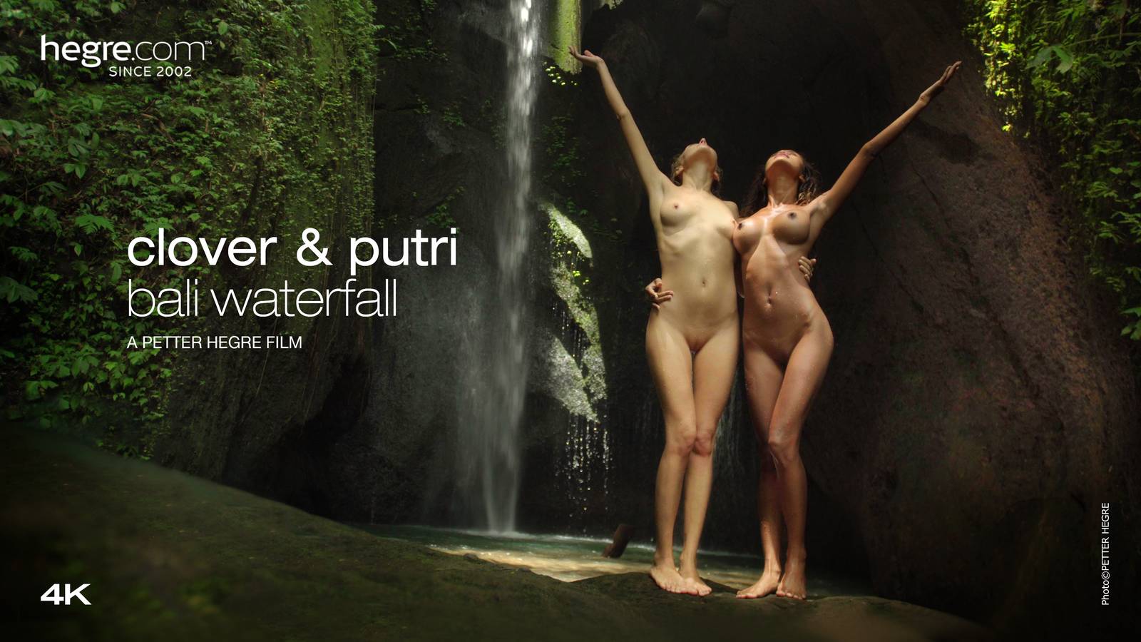 Clover and Putri Naked In Bali Waterfall - Hegre.com