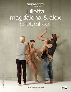 Julietta, Magdalena und Alex Extremes Fotoshooting