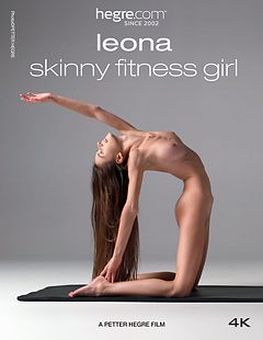 Ragazza magra di forma fisica di Leona