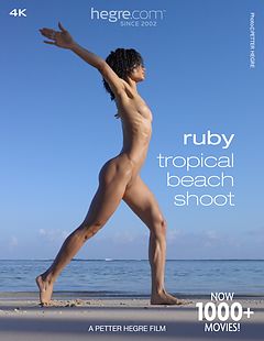 Ruby Shooting am tropischen Strand