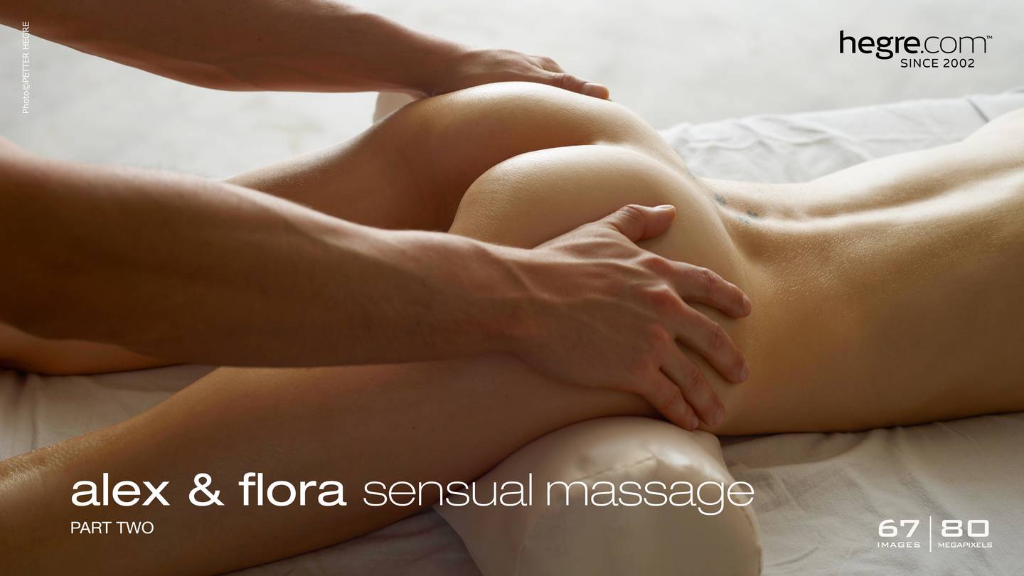 Alex and Flora sensual massage part 2