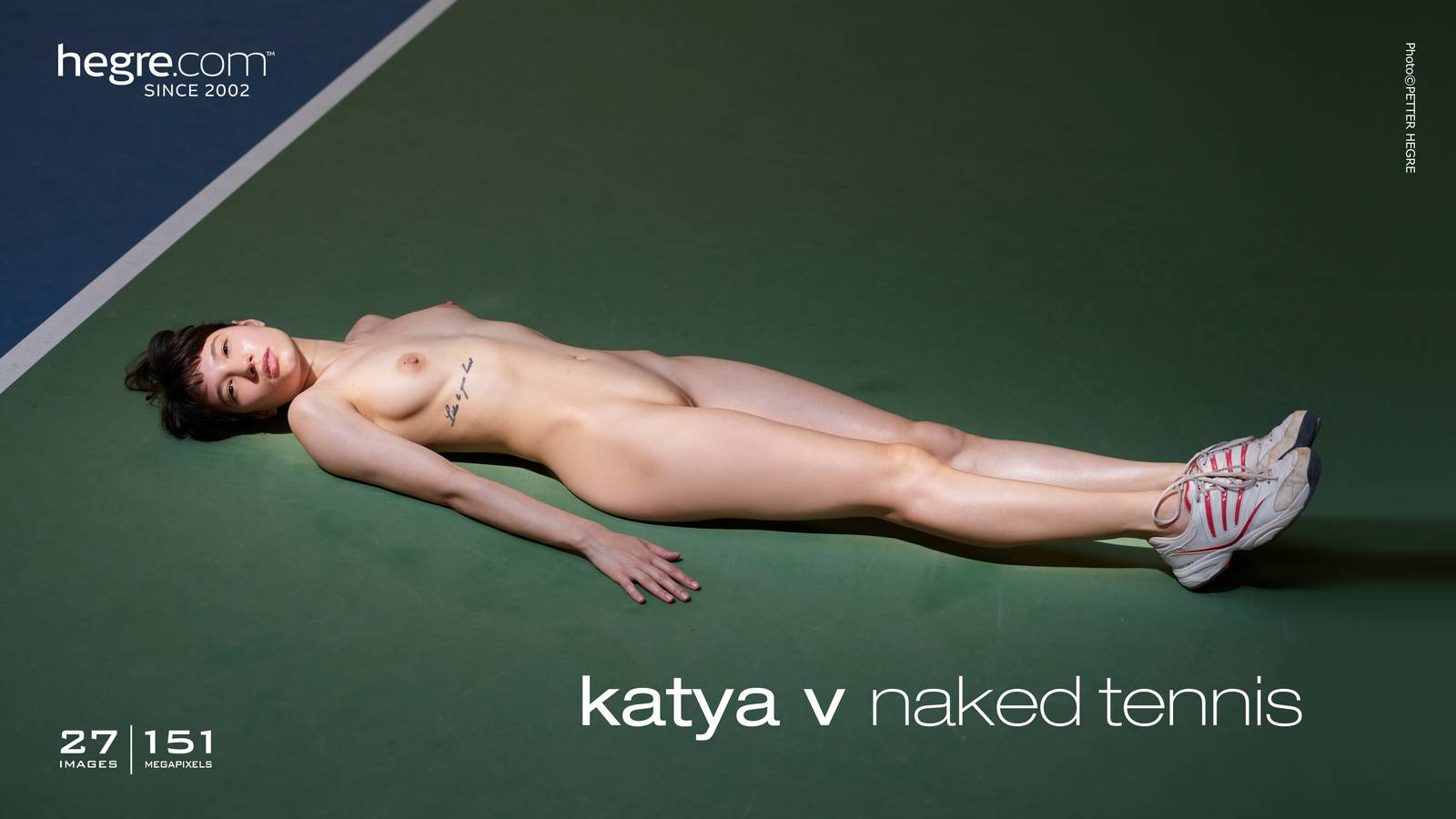 Katya V naked Tennis - Hegre.com