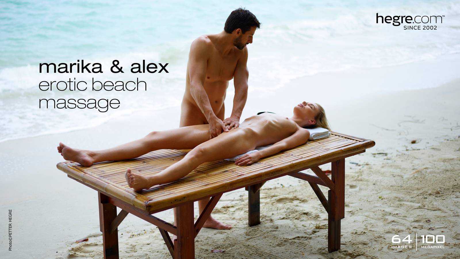 Marika and Alex erotic beach massage - Hegre.com