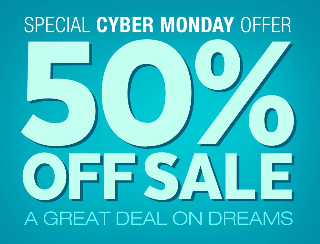Cyber Monday 50% RABATT Special: Leben Sie Ihren Digitalen Traum