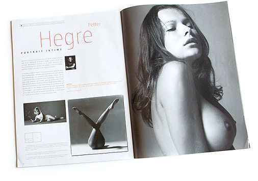 Petter Hegre en un suplemento de Playboy Francia